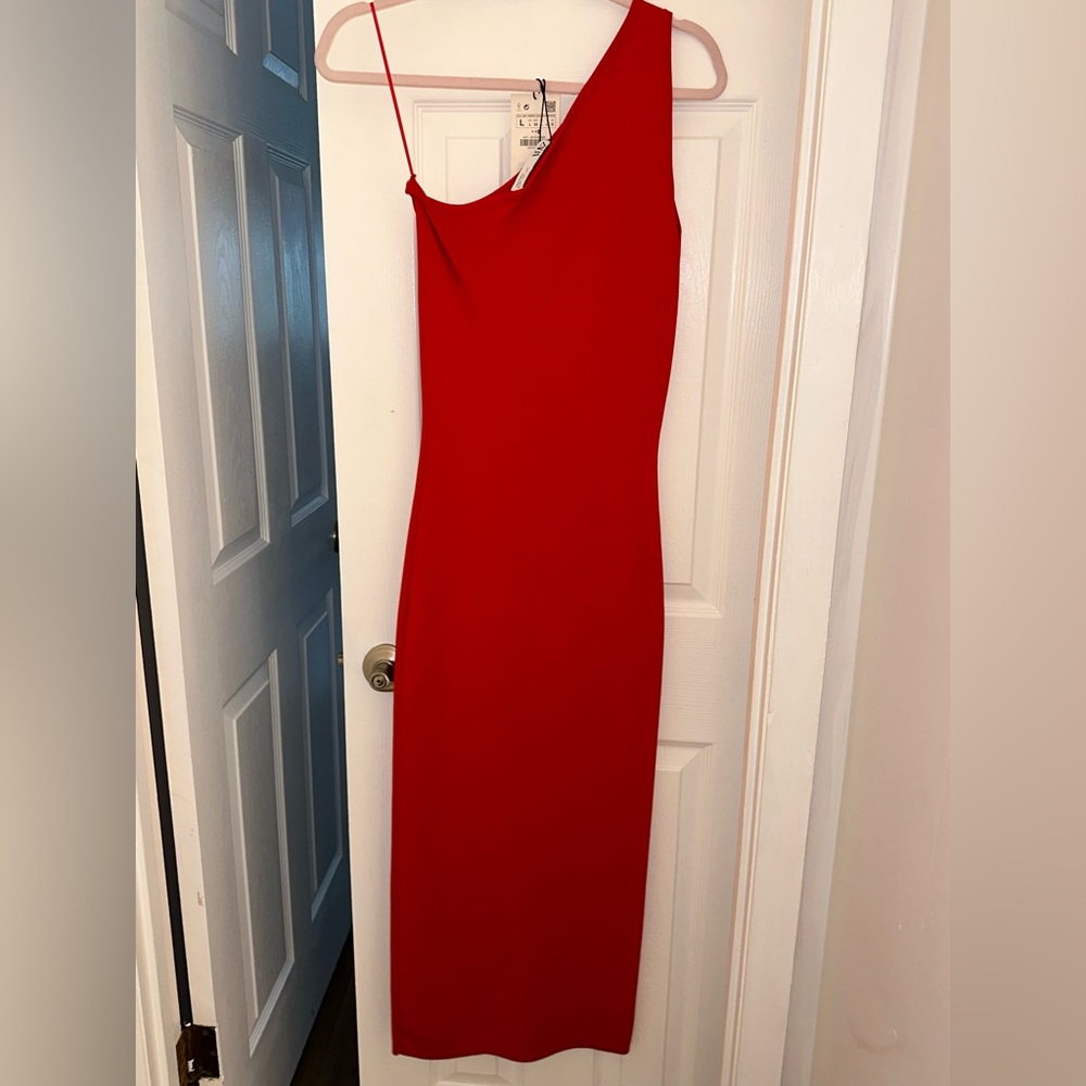 Zara one shoulder dress